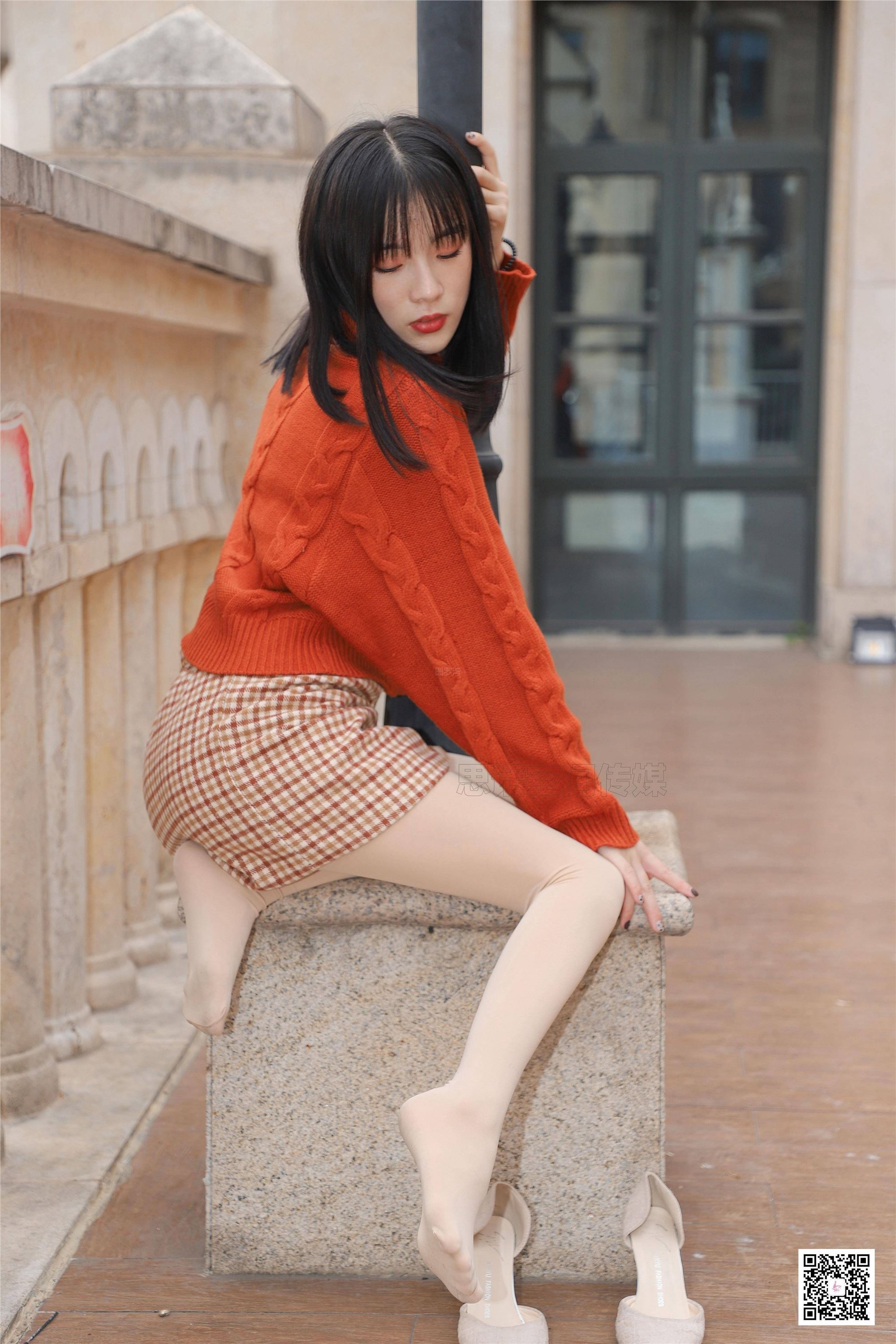 SiHua思话 SJ064 小狐狸仙女 风尖头浅口女鞋